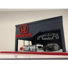 Honda Diecast Showroom Garaj Diorama 1:64 Ölçek