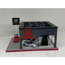 Honda Diecast Showroom Garaj Diorama 1:64 Ölçek