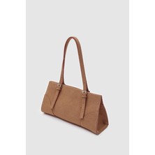 Bag Flower Retro Süet Baget Çanta