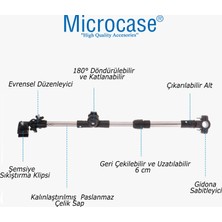 Microcase Bisiklet Bebek Arabası Için Katlanabilir Ayarlanabilir Şemsiye Tutucu - AL4813 Mdl-B