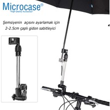 Microcase Bisiklet Bebek Arabası Için Ayarlanabilir Şemsiye Tutucu - AL4814 Mdl-C