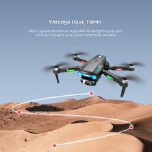 Piha S98 Drone Fırçasız Motor 2 Batarya ile 30 Dakika Uçuş Süresi Wifi 1080P Hd Çift Kameralı Işıklı Taşıma Çantalı