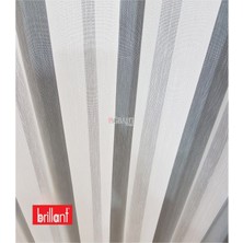 Brillant Ütü Istemez Ağır Gramajlı Kırışmaz Balık Sırtı Desen 1/3 Sık Pileli Tül Perde