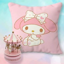 Md My Melody Yastık & Pembe Atlıkarınca Müzik Kutusu