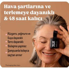 Boldify Saç Tozu Koyu Kahve, Dolgunlaştırıcı Topik Tozu, Saç Dökülmesini Gizler & 48 Saat Etkili