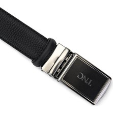 Tamer Tanca Erkek Hakiki Deri Siyah Floter Kemer 1086 Sıena Erk Kmr SK24-25 Sıyah Fltr