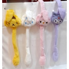 Kuromi Peluş Hareketli Tavşan Kulaklık