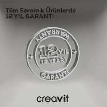 Creavit KY055 Key Köşeli Lavabo Key Yarım Ayak 45X55 cm