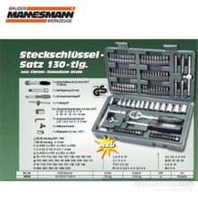 Mannesmann 29166 Lokma - Bits Uç Seti (130 Parça, 6.3 Mm - 1/4")