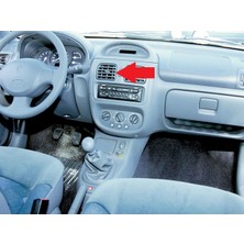 Yyo Clio 2 Symbol Orta Sol Havalandırma Menfezi 2000-2005 Gri KR-439