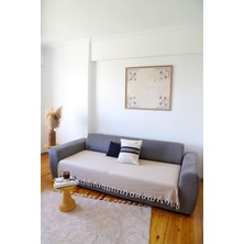 Yıldız Küçük Çekyat Örtüsü Bej 115X200 cm