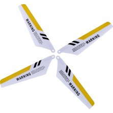 S107 Rc Helikopter Için Tam Set Yedek Parçalar, Ana Kanatlar, Şaft, Kuyruk Süslemeleri, Kuyruk Pervaneleri, Dişli Seti, Bağlantı Tokası-Sarı Set- (Yurt Dışından)
