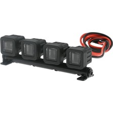 LED Işık Çubuğu Tavan Lambası Işıkları Axial SCX24 Fms FCX24 Jimny D12 Mini 1/18 1/24 Rc Paletli Araba,1 (Yurt Dışından)