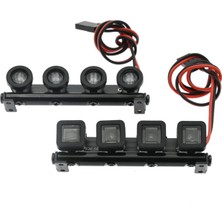 LED Işık Çubuğu Tavan Lambası Işıkları Axial SCX24 Fms FCX24 Jimny D12 Mini 1/18 1/24 Rc Paletli Araba,1 (Yurt Dışından)