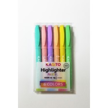 Kagito Soft Pastel Highlighter Kalem Seti 6’lı