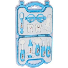 ERN-2040 Çantalı Mavi Dişçi Seti -Heroes Toys