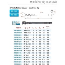 Maier M14X1,25 Ince Diş Helis Makina Kılavuzu HSS-M2AL DIN-374/C MK74H14125