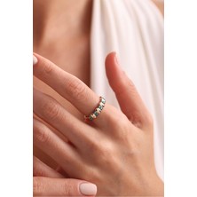 Gianfranco Mavi Taşlı Antique Yüzük