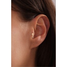 Gianfranco 3 Yıldız Tragus Küpe