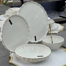 Royking Twist Gold 24 Parça Yemek Takımı Hrn 017