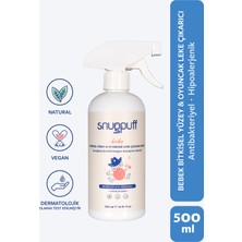 Snugpuff Bitkisel Bebek Yüzey & Oyuncak Leke Çıkarıcı Sprey, Hipoalerjenik Vegan Çok AMAÇLI SABUN 500 ml