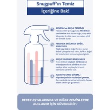 Snugpuff Bitkisel Bebek Yüzey & Oyuncak Leke Çıkarıcı Sprey, Hipoalerjenik Vegan Çok AMAÇLI SABUN 500 ml