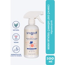 Snugpuff Bitkisel Bebek Çok Amaçlı Çamaşır Leke Çıkarıcı Sprey, Hipoalerjenik Vegan Tüm Kumaşlarda Etki 500 ml