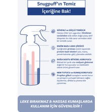 Snugpuff Bitkisel Bebek Çok Amaçlı Çamaşır Leke Çıkarıcı Sprey, Hipoalerjenik Vegan Tüm Kumaşlarda Etki 500 ml