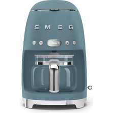 Smeg 50's Style Storm Blue Kettle-1x2 Ekmek Kızartma Makinesi ve Filtre Kahve Makine Seti