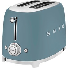 Smeg 50's Style Storm Blue Kettle-1x2 Ekmek Kızartma Makinesi ve Filtre Kahve Makine Seti