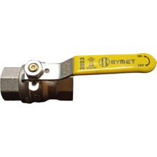 Bymet 1 Doğalgaz Küresel Vana Kilitli Bymet