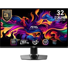 MSI 31.5" MAG 321UP QD-OLED 3840x2160 (UHD) 16:9 FLAT QD-OLED 165Hz 0.03MS GTG FREESYNC PREMIUM PRO SIYAH GAMING MONITOR