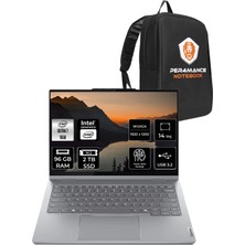 Lenovo Thinkbook 14 Intel Core Ultra 7 155U 96GB 2tb SSD 14" Fhd+ Fdos Multi-Touch 2-In-1 Taşınabilir Bilgisayar & Per4 Çanta 21MX002VTRP339