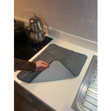 Missclean Mikrofiber Bulaşık Kurulama Matı 36*45 cm Kurutma Örtüsü Tezgah Üstü Süper Emici