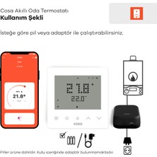 Cosa Akıllı Oda Termostatı Kablosuz Kombi Kontrolü V5