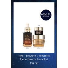 Onar+Sıkılaştır+Nemlendir, Gece Bakımı Favorileri 3'lü Set - Serum 30ML, Supreme 15ML, Göz Kremi 5ml