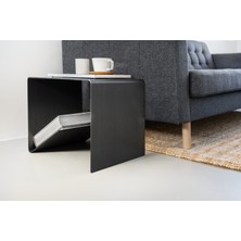 Seytech Modern Dekoratif Metal Yan Sehpa
