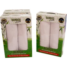 Bambu Ihram Takımı 110 x 220, %100 Bambu, 1250GR. Yumuşak, Beyaz Renkli, Hac ve Umre Ibadeti Için.