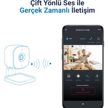 Hybrone Fold Katlanabilir Wi-Fi Akıllı Kamera, İnsan Algılama, Çift Yönlü Sesli Görüşme,
Hareket Algılama, Siren Özelliği, Uzaktan Kontrol