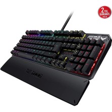 Asus TUF Gaming K3 Red Switch Mekanik RGB Gaming Klavye