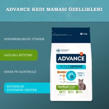 Advance Young Sterilized Tavuklu Kısırlaştırılmış Kedi Maması 1,5 Kg