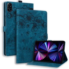 Plz Shop Honor Pad X8A Için Kedi Deri Tablet Kılıfı (Yurt Dışından)