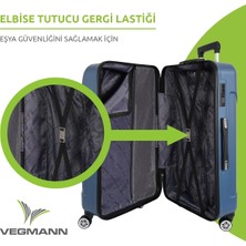 Vegmann Vela Mavi 2'li Valiz Seti Orta Boy ,kabin Boy
