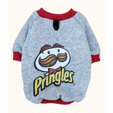 Patibör Pringles %100 Pamuk Kumaş Köpek Sweatshirt