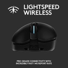 Logitech G703 Lightspeed 25.600 Dpı Hero Sensörlü Kablosuz Siyah Oyuncu Mouse 910-005644 (Ithalatçı Garantili)