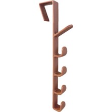 Microcase Kapı Arkası Dikey 5 Kancalı Kıyafet Askısı