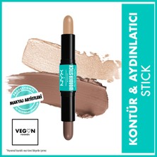 Nyx Professional Makeup Wonder Stick Çift Taraflı Krem Kontür & Aydınlatıcı Stick - Fair