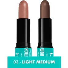 Nyx Professional Makeup Wonder Stick Çift Taraflı Krem Kontür & Aydınlatıcı Stick - Light Medium