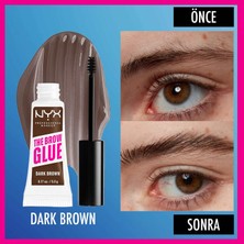 Nyx Professional Makeup The Brow Glue Instant Brow Styler Kaş Sabitleyici Maskara - Dark Brown