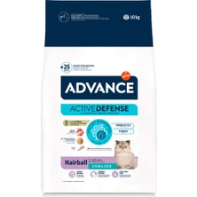 Advance Hairball Hindili Kısırlaştırılmış Kedi Maması 10 Kg